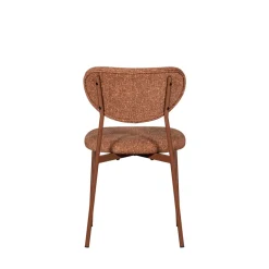 VALOR Lot de 2 chaises en tissu et métal