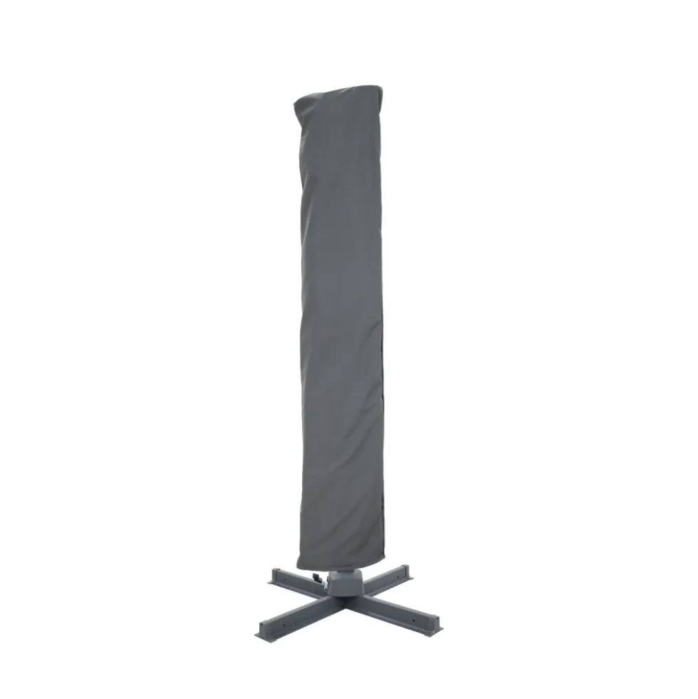 VEYA Parasol rectangulaire déporté en aluminium 3x4m