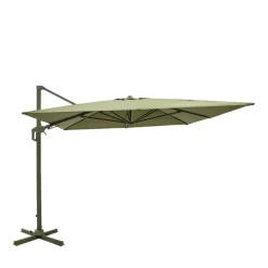 VEYA Parasol rectangulaire déporté en aluminium 3x4m