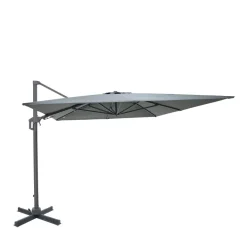 VEYA Parasol rectangulaire déporté en aluminium 3x4m