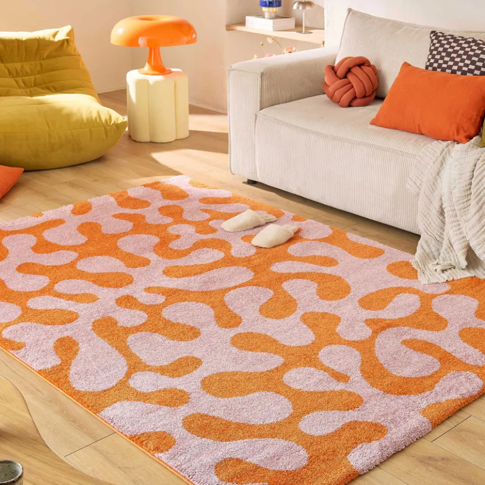 VIBE Tapis vintage à motif abstrait