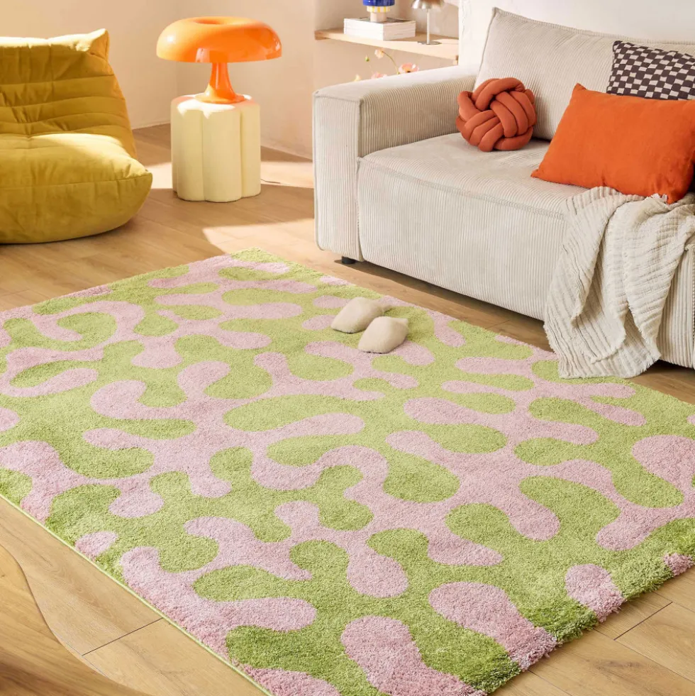 VIBE Tapis vintage à motif abstrait