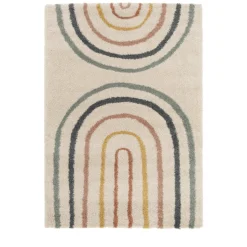 VICTORIA II Tapis contemporain à motif géométrique