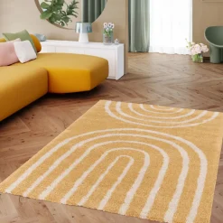 VICTORIA III Tapis contemporain à motif géométrique