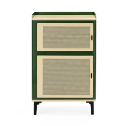 VINTAGIO Petit meuble de rangement 2 portes en métal H94cm