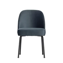VOGUE Lot de 2 chaises design en velours