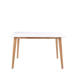 VOJENS Table à manger 4 personnes en bois