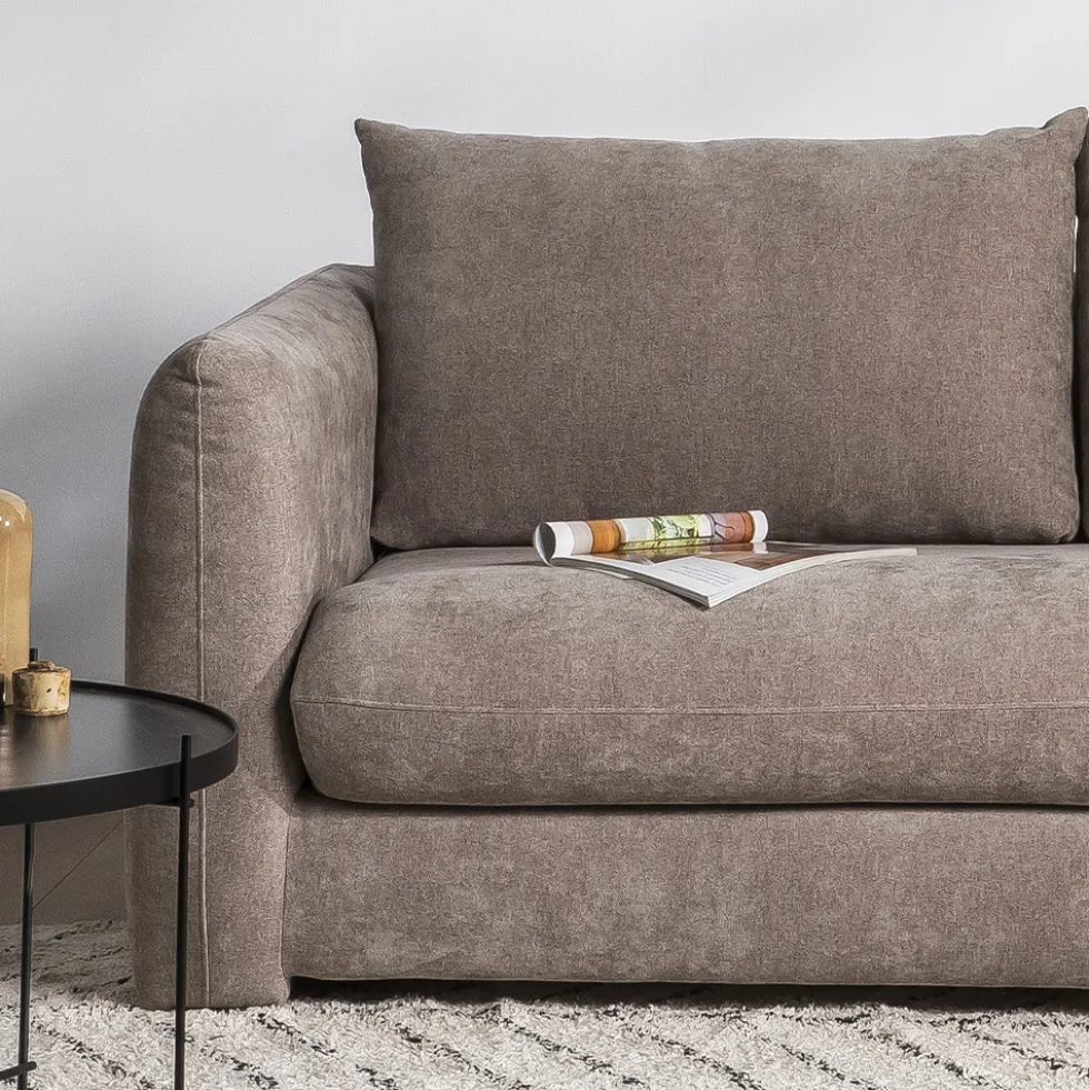 WIAME Canapé convertible 2,5 places en tissu