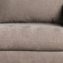WIAME Canapé droit 2,5 places en tissu style contemporain