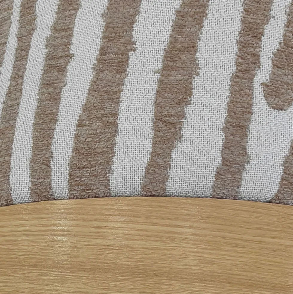 WILD Pouf rond en tissu imprimé animal ø40cm