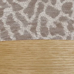 WILD Pouf rond en tissu imprimé animal ø40cm