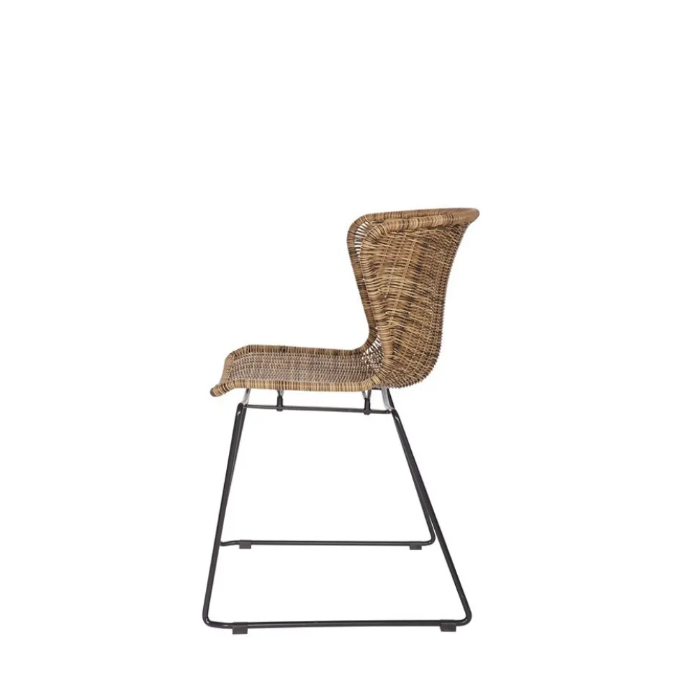 WINGS Lot de 2 chaises indoor/outdoor en résine tressée