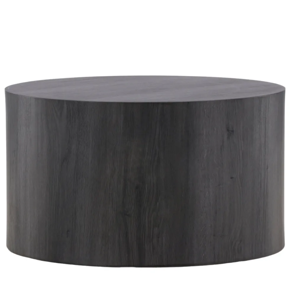 YORK Table basse ronde effet marbre ø80cm