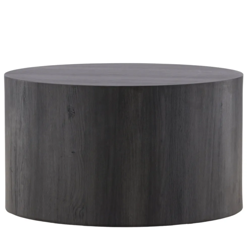 YORK Table basse ronde effet marbre ø80cm