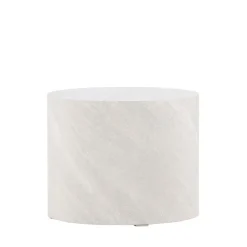YORK Table d'appoint ronde effet marbre ø50cm