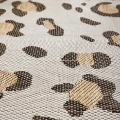 YUMA Tapis contemporain imprimé léopard