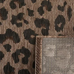 YUMA Tapis contemporain imprimé léopard