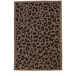 YUMA Tapis contemporain imprimé léopard