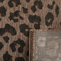 YUMA Tapis contemporain imprimé léopard