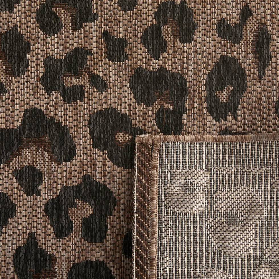 YUMA Tapis contemporain imprimé léopard