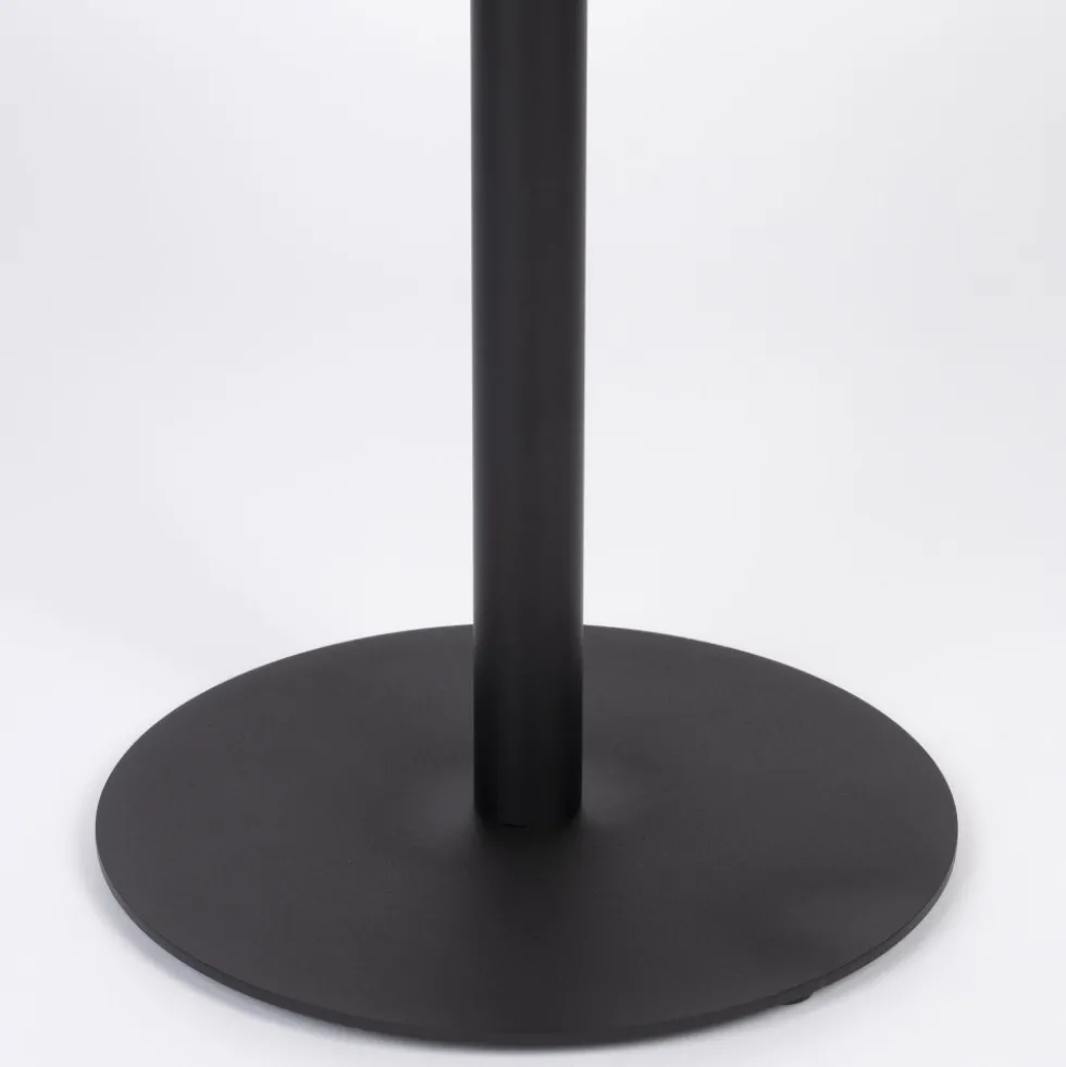 YURI Table d'appoint ronde en bois et métal ø45cm