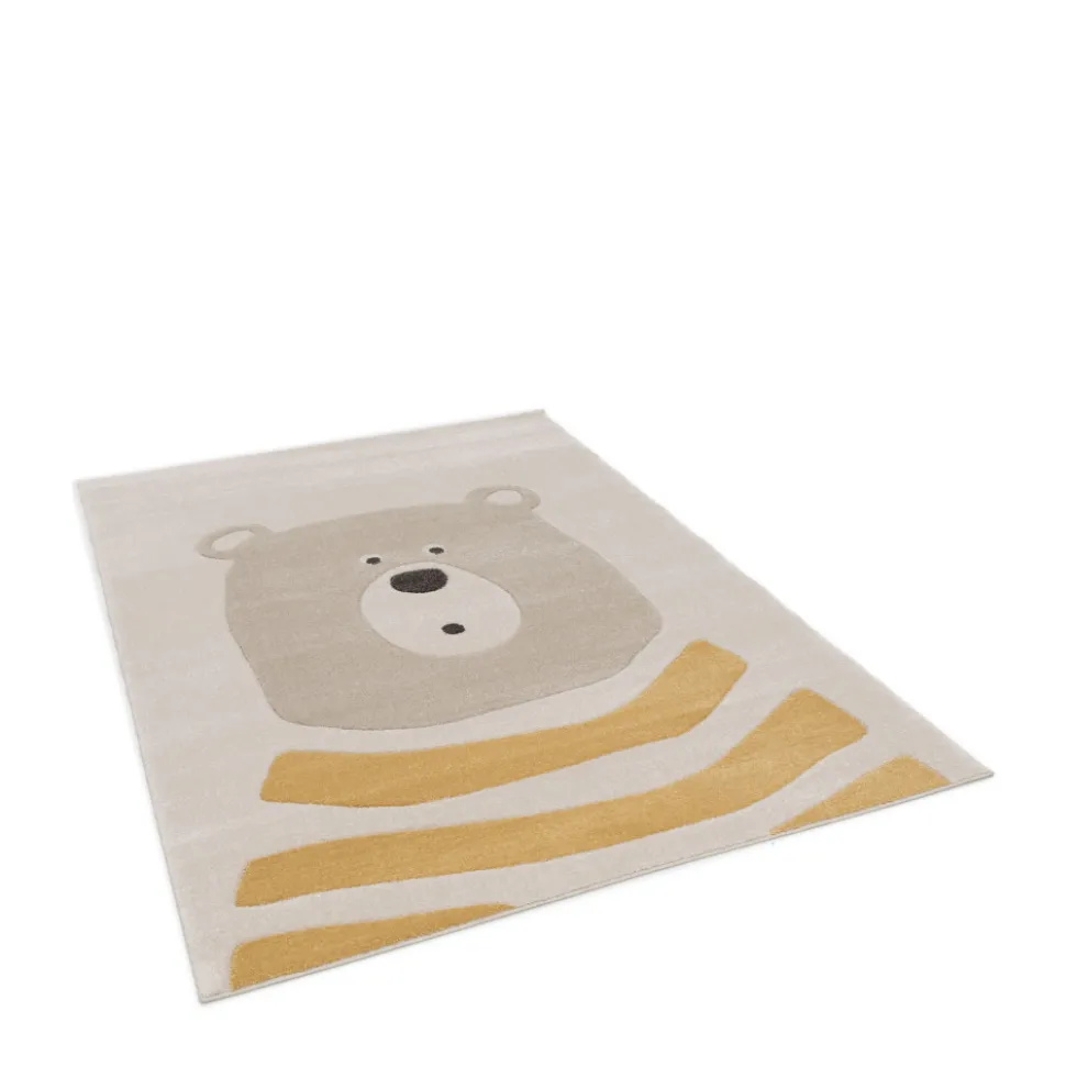 ZAZU Tapis enfant à motif ours