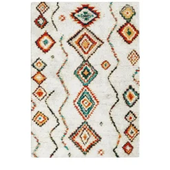ZAZY Tapis d'inspiration berbère à motif ethnique