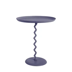 ZIGZAG Table d'appoint ronde en métal ø44cm