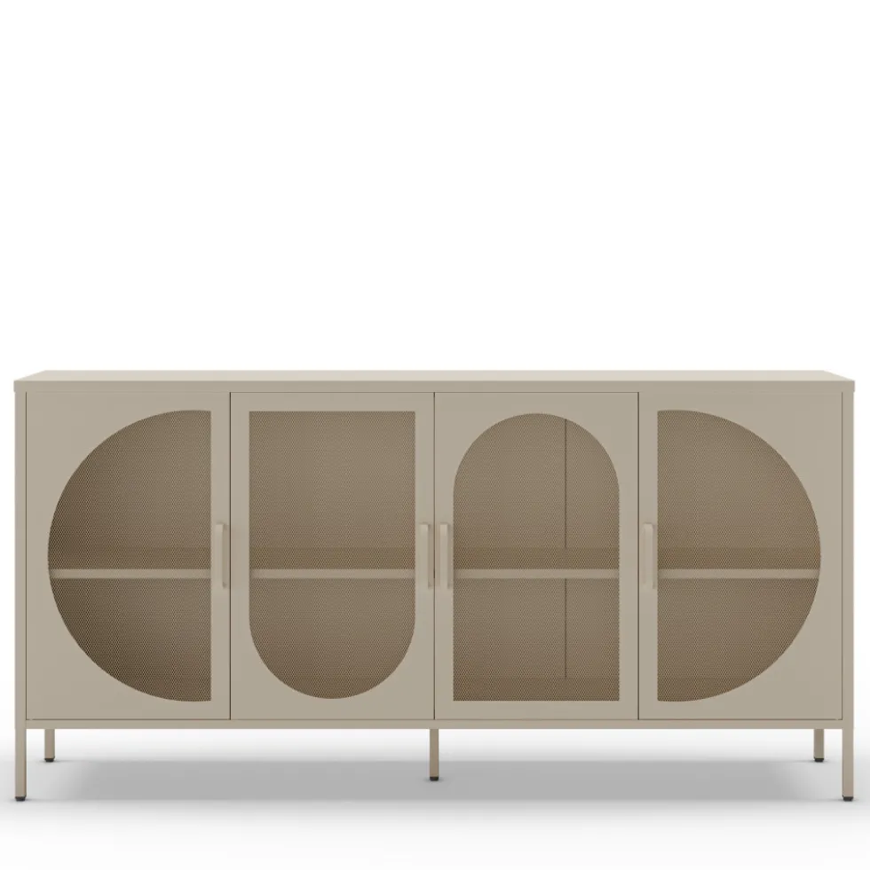 ZIO Buffet 4 portes en métal L160cm