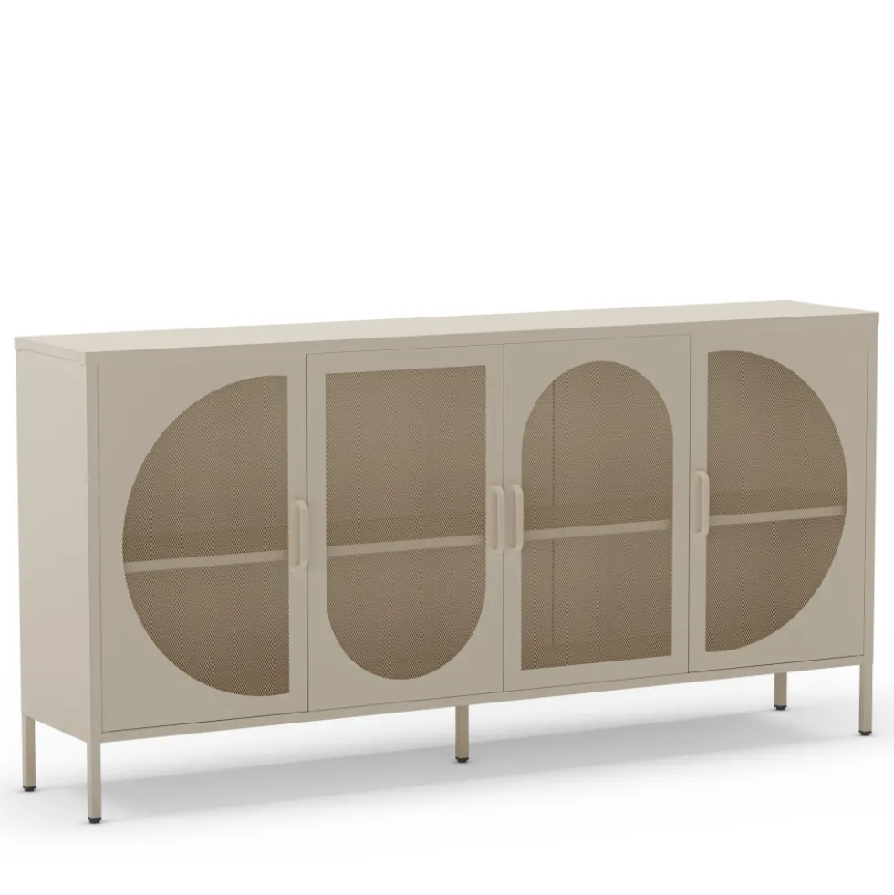 ZIO Buffet 4 portes en métal L160cm