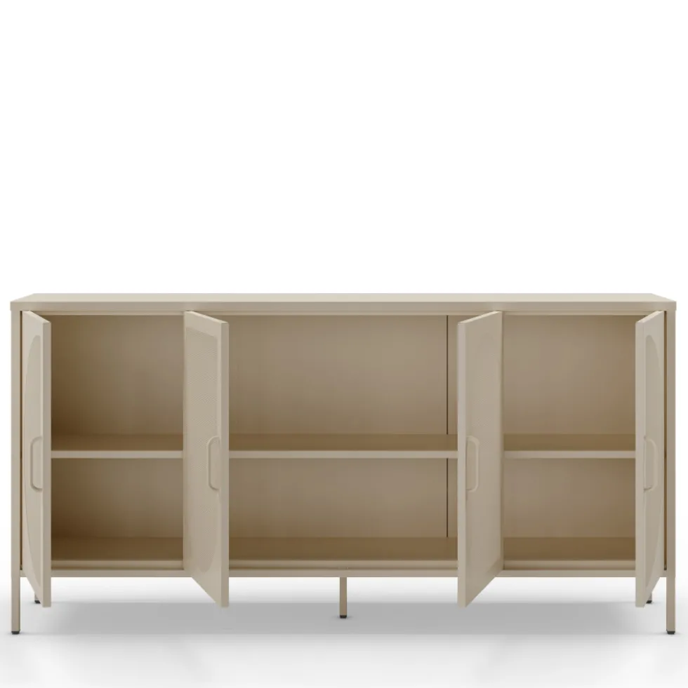 ZIO Buffet 4 portes en métal L160cm