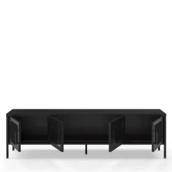 ZIO Meuble TV 4 portes en métal L180cm