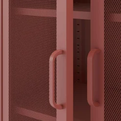 ZIO Vaisselier 2 portes en métal H170cm