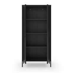 ZIO Vaisselier 2 portes en métal H170cm