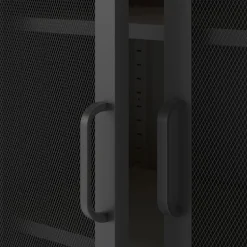 ZIO Vaisselier 2 portes en métal H170cm