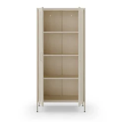 ZIO Vaisselier 2 portes en métal H170cm
