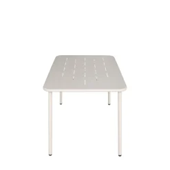 ZYRA Table à manger de jardin 4 personnes en métal
